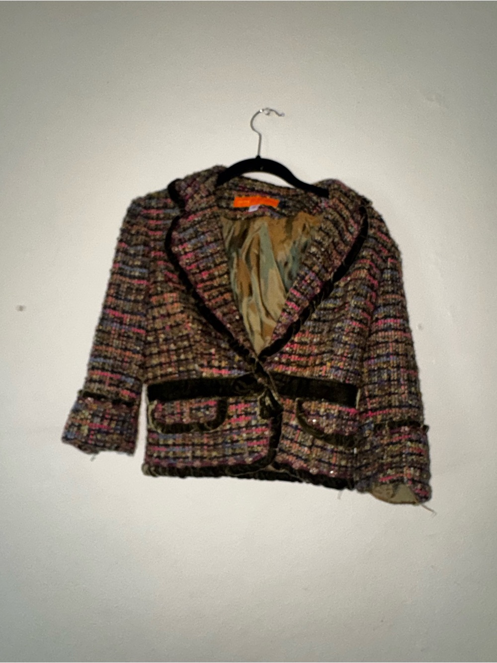 tweed blazer